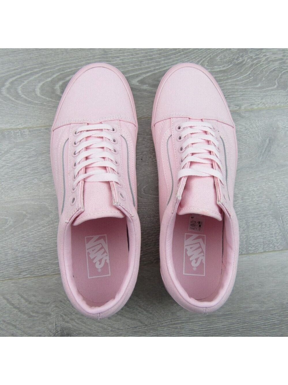 Vans Old Skool Pastel Mono Pink Men's Size 7 / Women's Size 8.5 NEW - Picture 9 of 13